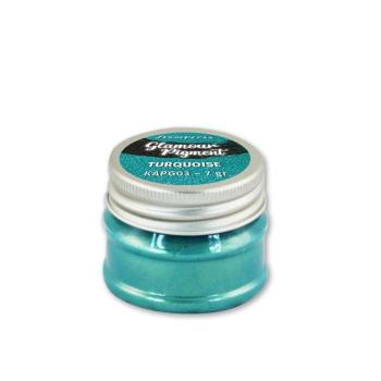 Stamperia Glamour Pigment Sparkling Turquoise  #G03