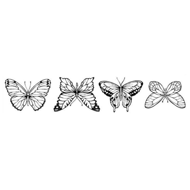 Stamperia Rubber Stamp Butterflies