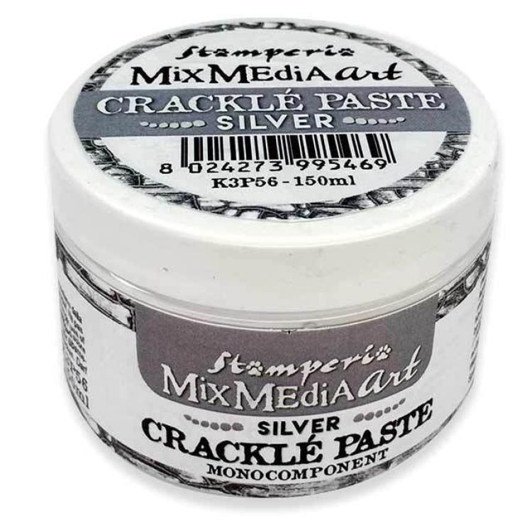 Stamperia Silver Crackle Paste