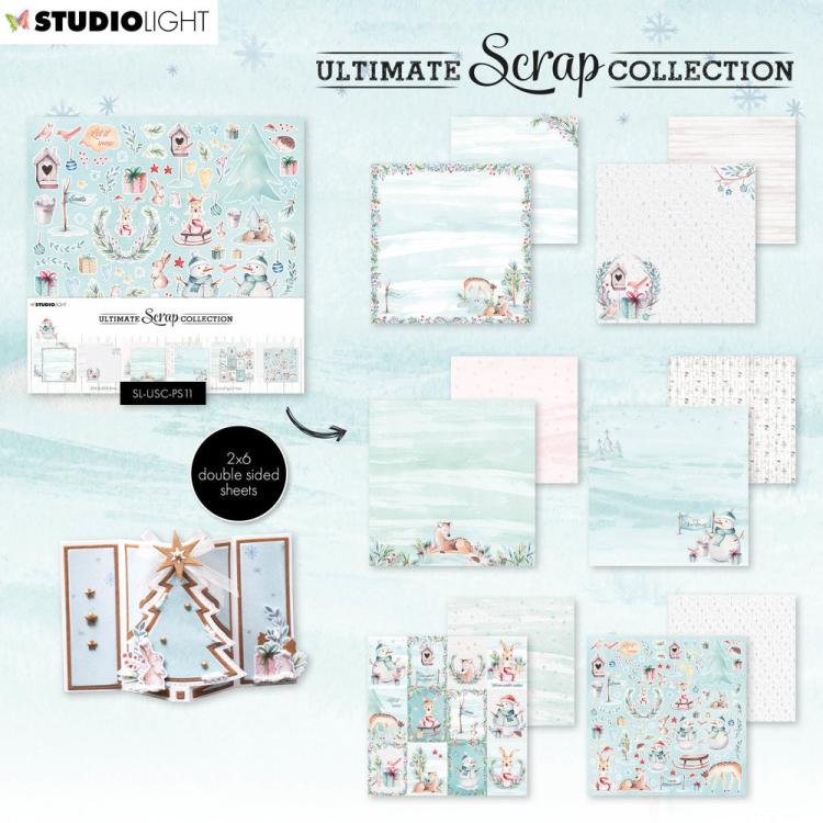 Studio Light 12x12 Paper Ultimate Scrap Christmas Collection