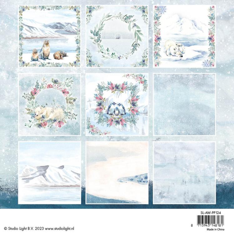 Studio Light Arctic Winter 6x6 Inch Paper Pad #124