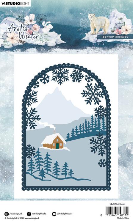 Studio Light Arctic Winter Cutting Dies Winter Scenery  #763