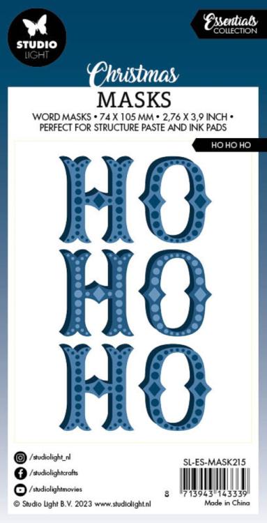 Studio Light Christmas Essentials Mask HO HO HO #215