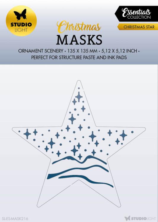 Studio Light Christmas Essentials Mask Star #216