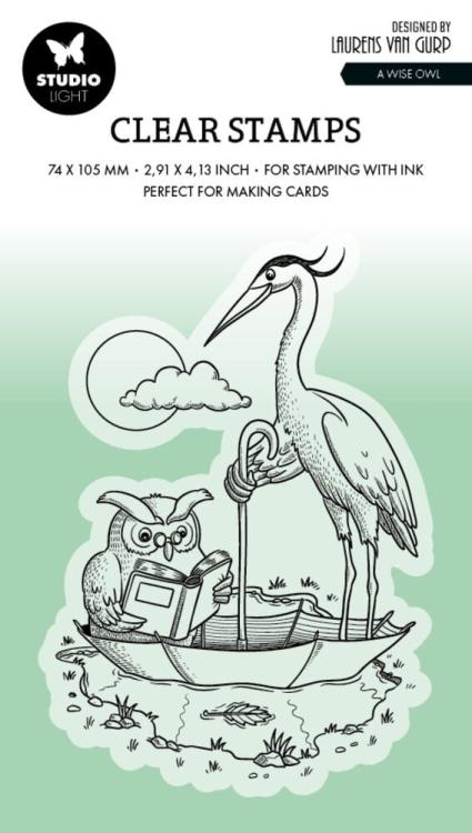 Studio Light Clear Stamps A Wise Owl by Laurens #537