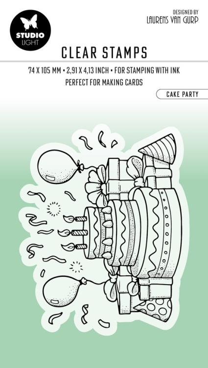 Studio Light Clear Stamps Cake Party by Laurens #412