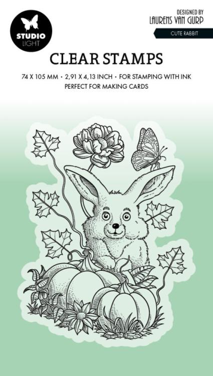 Studio Light Clear Stamps Cute Rabbit by Laurens #535