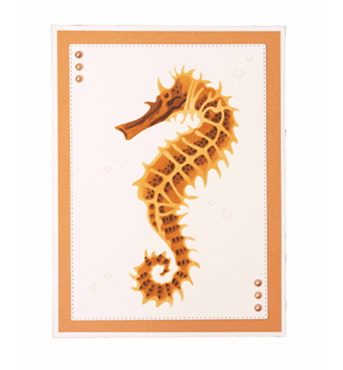 Studio Light Essential Mask Stencil Seahorse #197