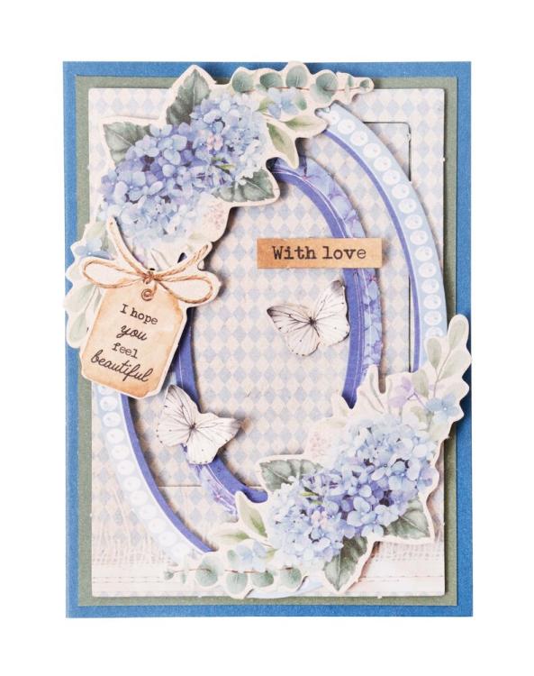 Studio Light Hydrangea Frames DIY Block #66