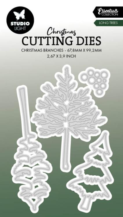 Studio Light Long Trees Christmas Essentials Cutting Dies #840