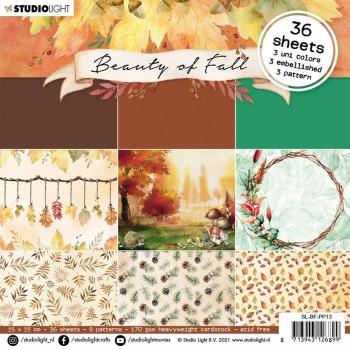 Studio Light 6x6 Inch Paper Pad Beauty of Fall #13