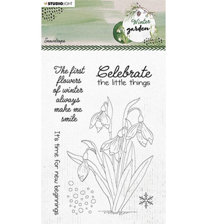 Studio Light Clear Stamp  Snowdrops #158