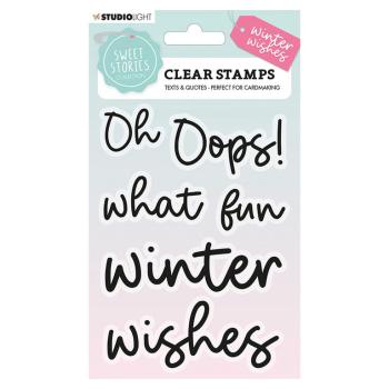 Studio Light Clear Stamp Winter Wishes #162