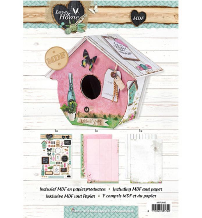 Studio Light MDF Paket incl.Papier Birdhouse