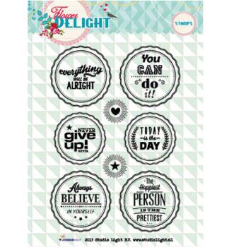 Studio Light Stamp Flower Delight nr. 95