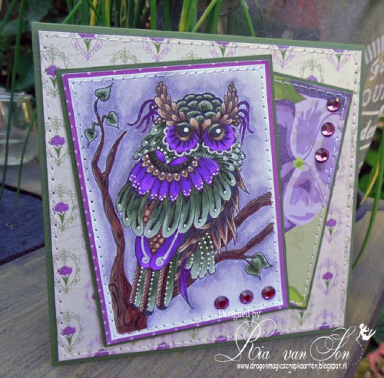 Sweet Pea Stamps Hoot Owl