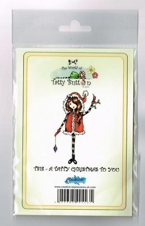 Tatty Button - A Tatty Christmas to you Clingstempel