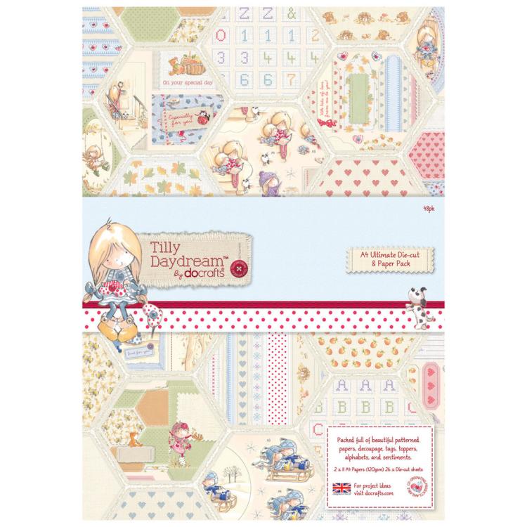 Tilly Daydream - A4 Ultimate Die-cut & Paper Pack 48stk