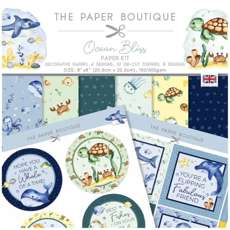 The Paper Boutique 8x8 Paper KIT Ocean Bliss #1890