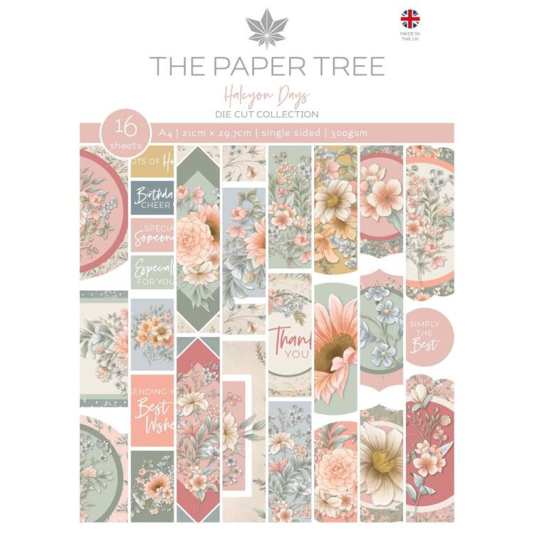 The Paper Tree A4 Die Cut Collection Halcyon Days #1191