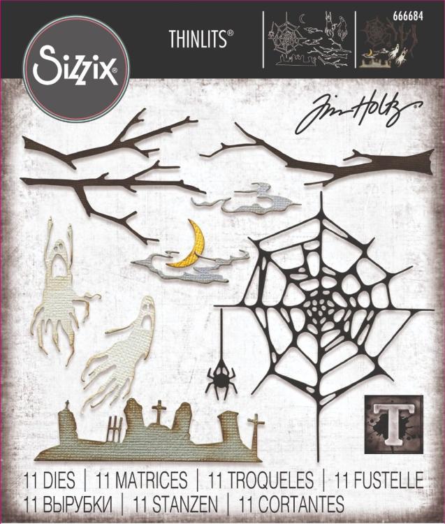 Thinlits Die by Tim Holtz Vault Fright Night (11pcs) #666684