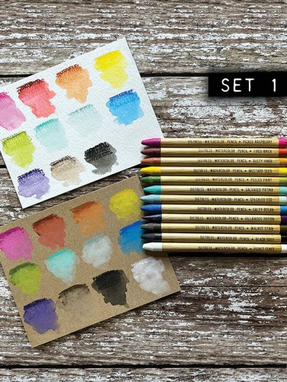 Tim Holtz Distress Watercolor Pencils Kit 1