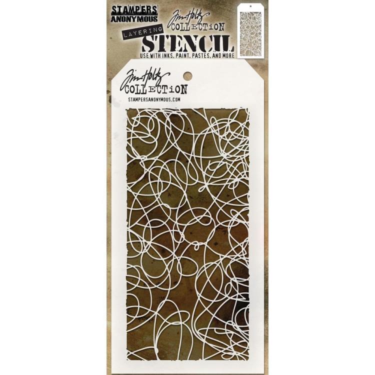 Tim Holtz Layered Stencil Doodle #THS072