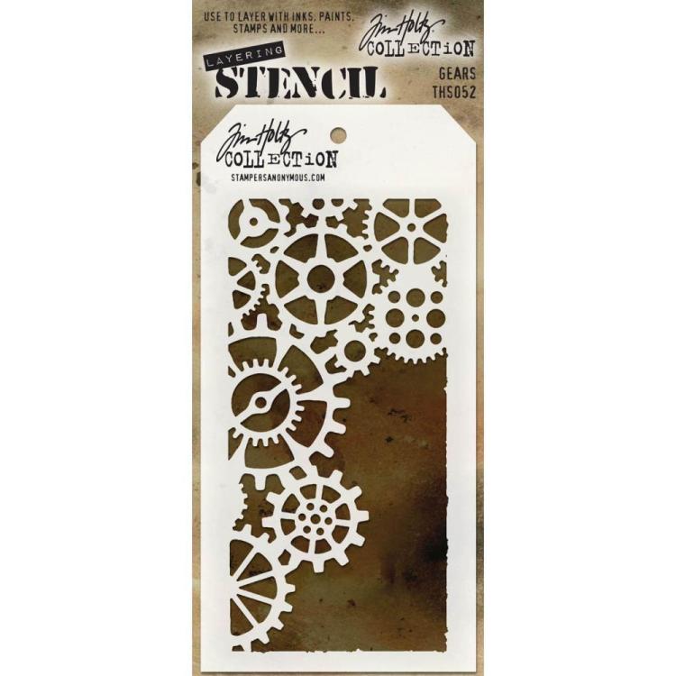 Tim Holtz Layered Stencil Gears