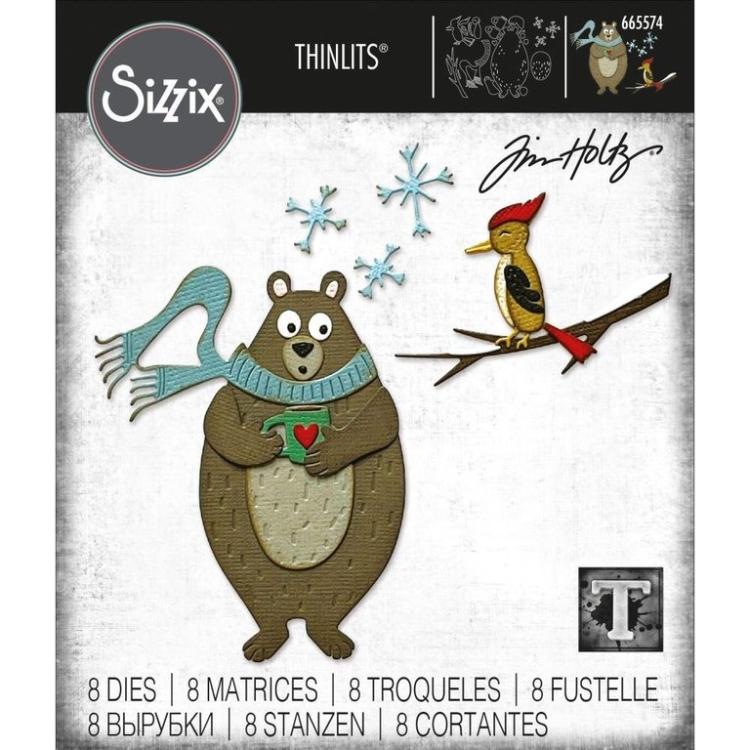 Tim Holtz Thinlits Dies 8Pk Cozy Winter #665574