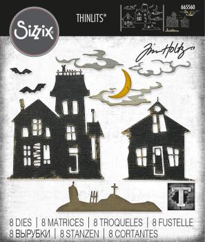 Tim Holtz Thinlits Dies 8Pk Ghost Town #665560