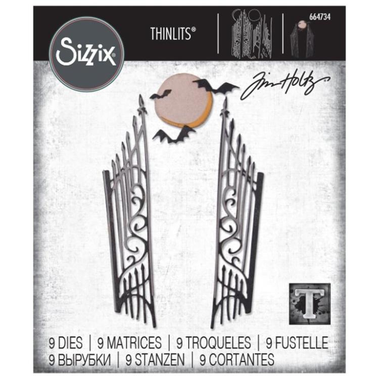 Tim Holtz Thinlits Dies 9Pk Gate Keeper #664734