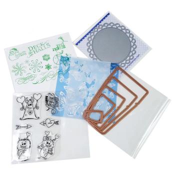 Totally Tiffany Stamp & Die Storage Pockets 25Pkg Medium