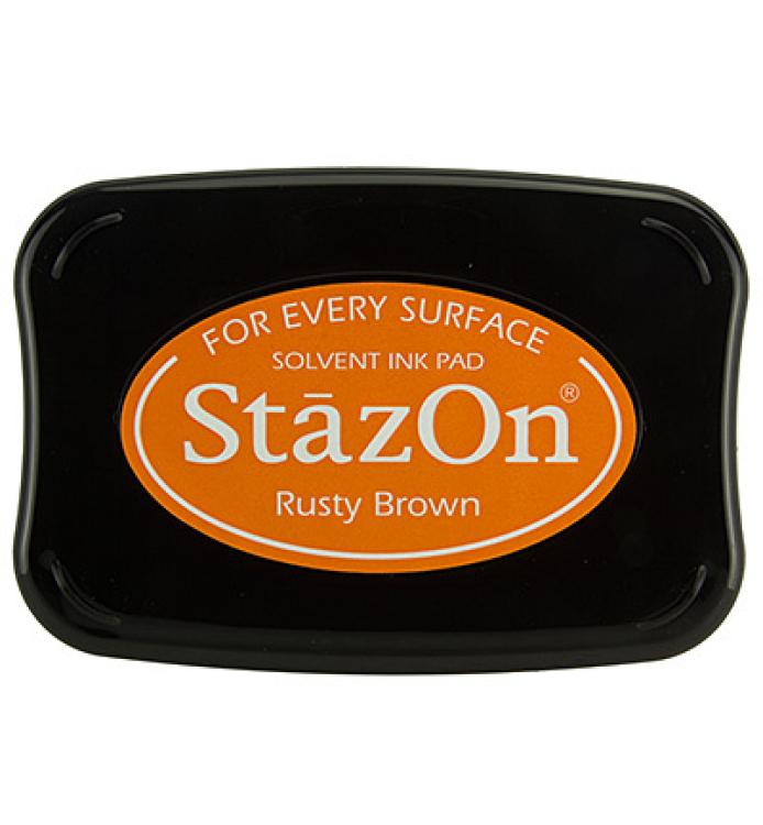 Tsukineko StazOn Stempelkissen Rusty Brown