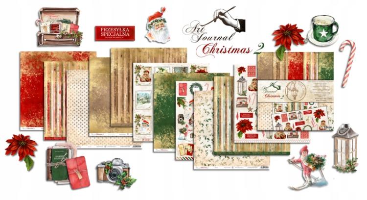 UHK Gallery 12x12 Paper Pad Art Journal Christmas 2