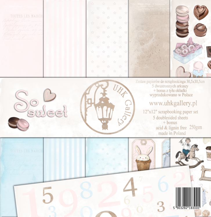 UHK Gallery 12x12 Paper Pad So Sweet