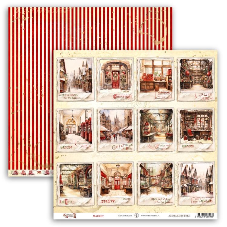 UHK Gallery 12x12 Paper Pad The Christmas Shop