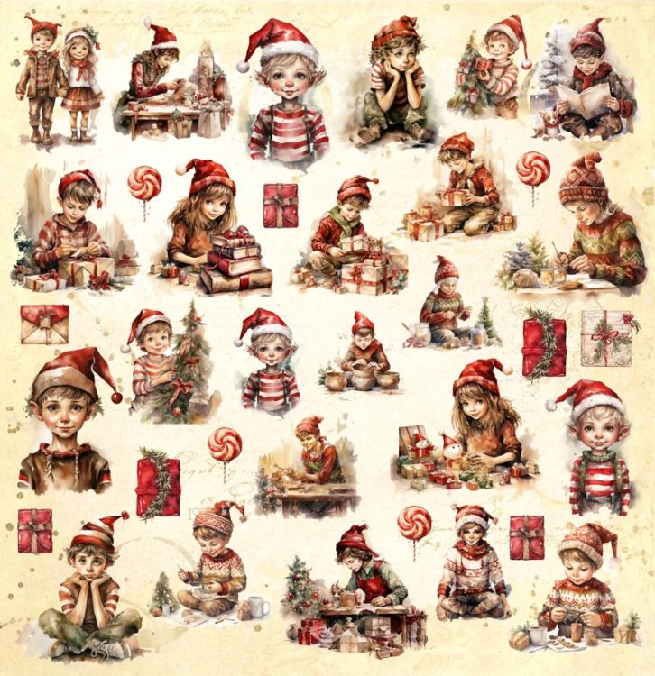 UHK Gallery 12x12 Paper Sheet The Christmas Workshop Cover