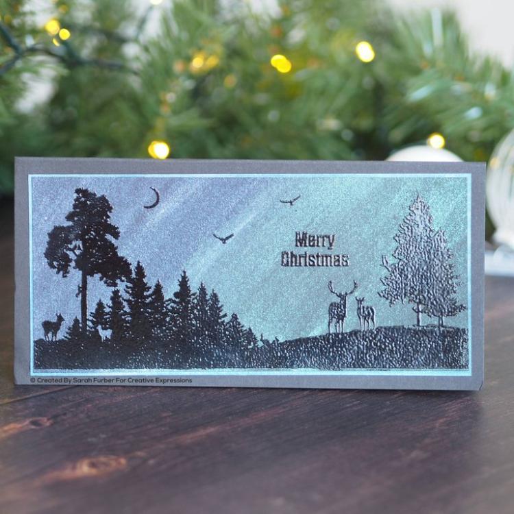 Creative Expressions DL Rubber Stamps Moonlit Gathering #018