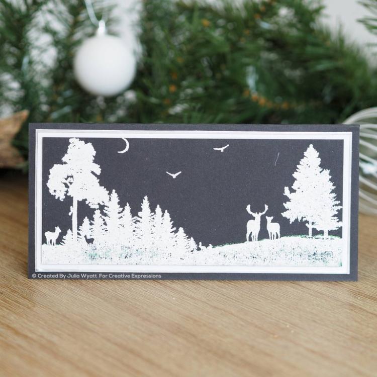 Creative Expressions DL Rubber Stamps Moonlit Gathering #018