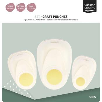 Vaessen Creative Craft Punch SET Scalloped Circle