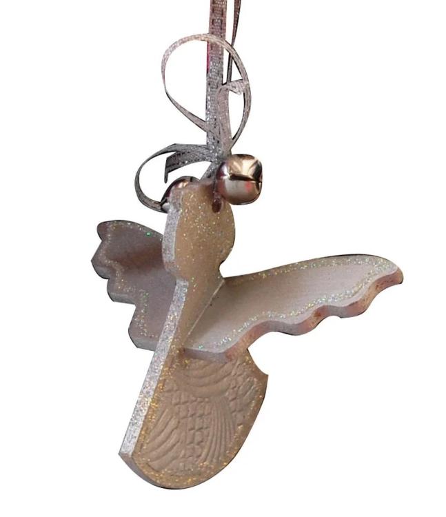 Vaessen Creative MDF 3D Angel Christmas Decoration