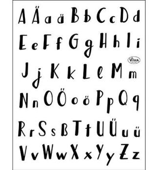 Viva Decor Clear Stamps Lettering Alphabet