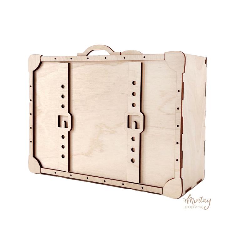 W10 Mintay Woodies Decor Suitcase Box