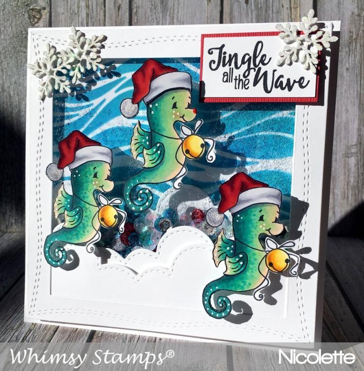 Whimsy Clear Stamps Set Christmas Tidings