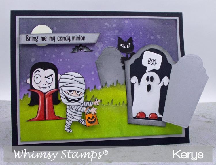 Whimsy Clear Stamps Set Halloweeners