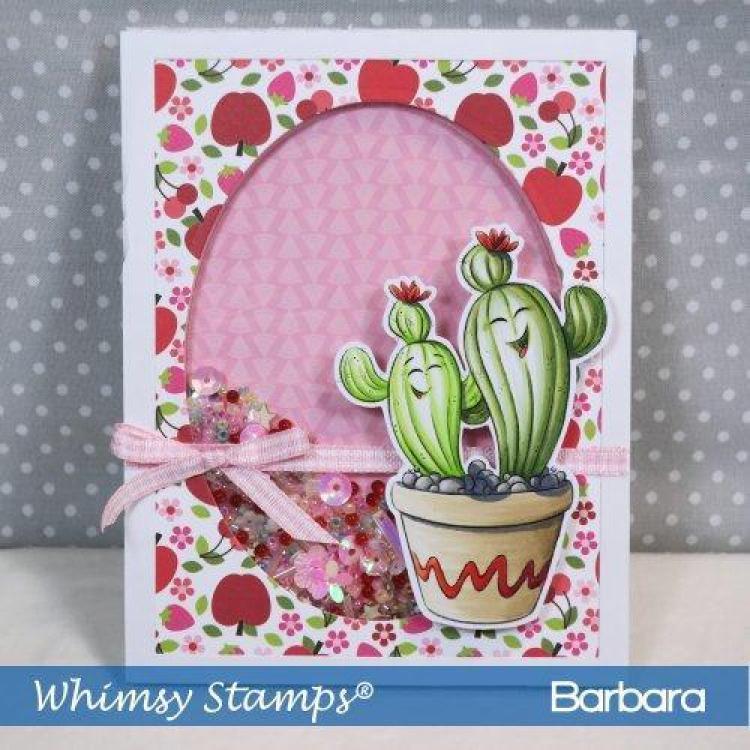 Whimsy Stamps Stuck on You Cactus