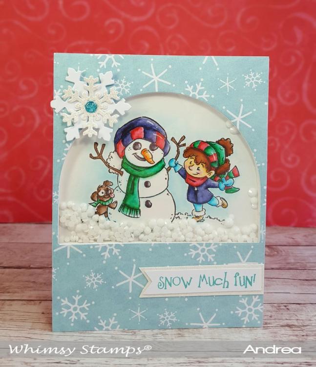 Whimsy Stamps Wanna Build a Snowman