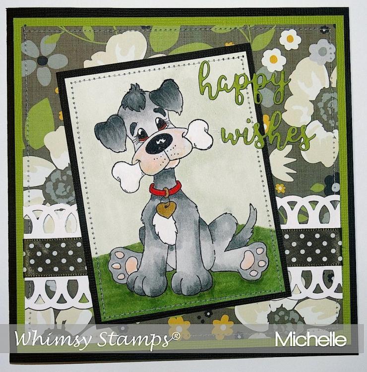 Whimsy Stamps Whatzup, Dog!