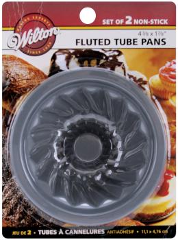 Wilton Mini Fluted Tube Pans 2/Pkg Round W1825