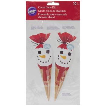 Wilton Shaped Party Bags Coco Cone Snowman